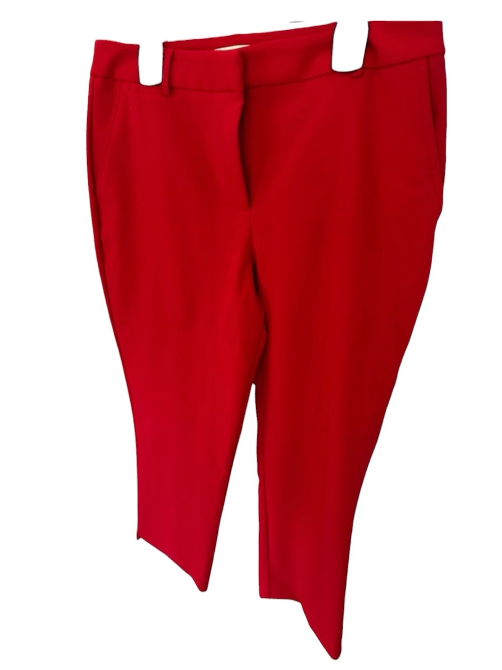 Rachel Zoe Vibrant Red Cropped Slim Ankle Pants Size 14 — Think Holidays — NWOT - Picture 3 of 11